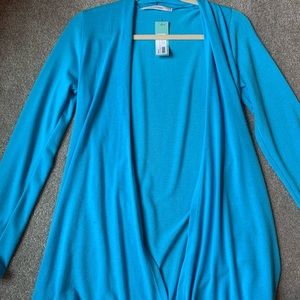 Stitch Fix blue turquoise open cardigan